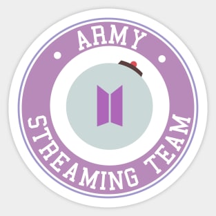 BTS ARMY streaming team Sticker